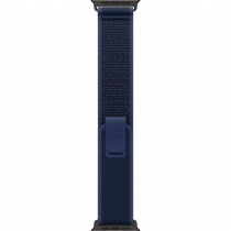 Ремешок Trail Loop для Apple Watch 49mm Blue Trail Loop (M/L) - Black Titanium Finish (MYQ83)