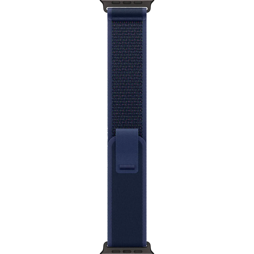 Ремінець Trail Loop для Apple Watch 49mm Blue Trail Loop (M/L) - Black Titanium Finish (MYQ83) Ремінець Trail Loop для Apple Watch 49mm Blue Trail Loop (M/L) - Black Titanium Finish (MYQ83)