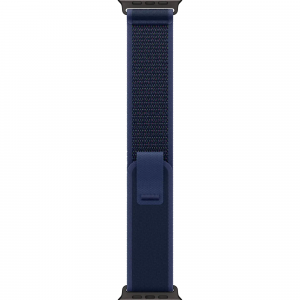 Ремешок Trail Loop для Apple Watch 49mm Blue Trail Loop (M/L) - Black Titanium Finish (MYQ83)