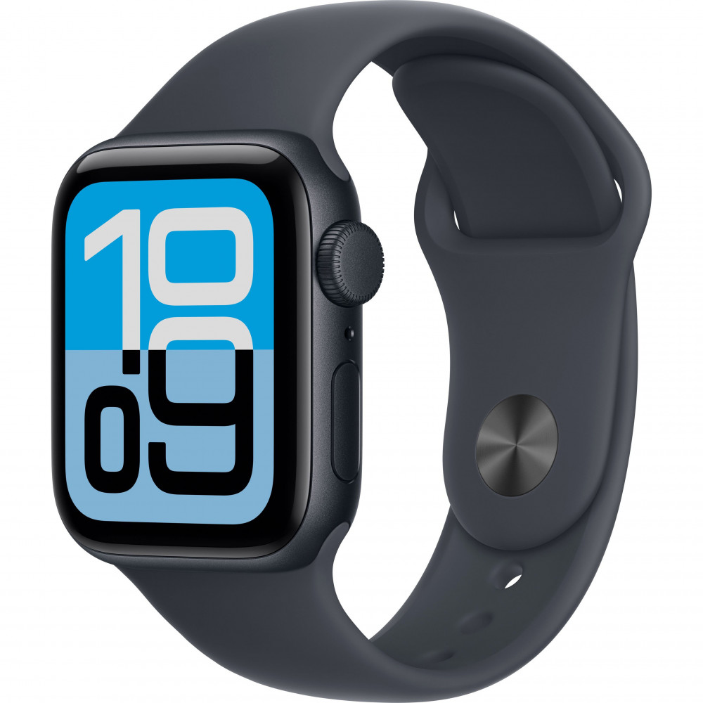 Apple Watch SE 3 40mm (GPS) Midnight Aluminium Case with Midnight Sport Band - M/L (MEHC4) Apple Watch SE 3 40mm (GPS) Midnight Aluminium Case with Midnight Sport Band - M/L (MEHC4)